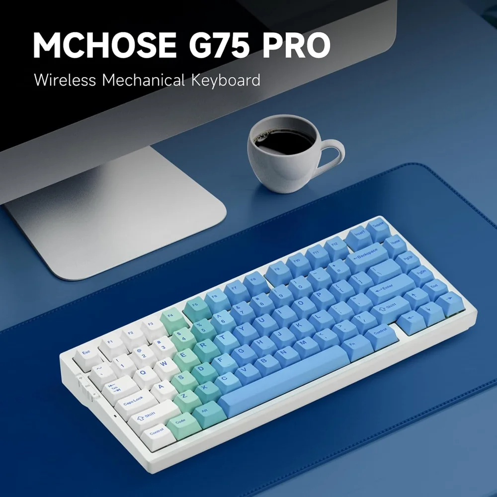 MCHOSE G75 Pro — Tri-Mode Connection & Large Capacity 8000mAh battery
